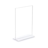 thumbnail of Tischaufsteller T-Ständer »Vilani« DIN A7, Acrylglas