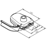 thumbnail of TRIPUS Stecker- Schalter- Kombination für Rasenmäher, Vertikutierer 250V~/16(10) A/IP44