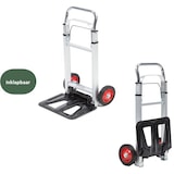 thumbnail of BRASQ Steekwagen opvouwbaar - Draagvermogen 90 kg - Transportwagen - Plateauwagen - Steekkar Staal