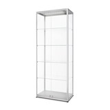 thumbnail of Showdown Displays Glasvitrine bel.800x2000x400 silber