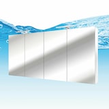 thumbnail of Spiegelschrank, Badspiegel, Badezimmer Spiegel City 160cm weiß JA mit 1x 5W LED-Strahler