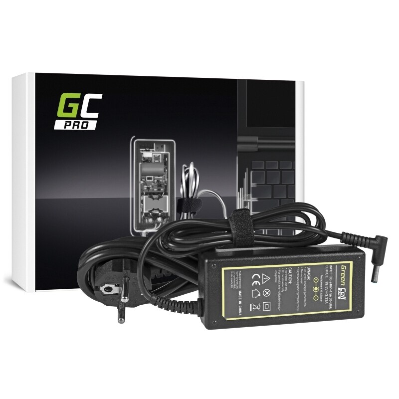 Netzteil / Ladegerät Green Cell PRO 19.5V 3.33A 65W für HP 250 G2 G3 G4 G5 15-R 15-R100NW 15-R101NW 15-R104NW 15-R233NW 15-R253N