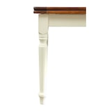 thumbnail of Tavolino Consolle legno impiallacciato noce arricchito con particolari intarsi fatti a mano decori in bronzo elegante per cucine moderne rustiche
