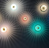 thumbnail of Wandlampe aus Glas GRACE – Rosa und Gold