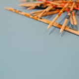 thumbnail of Restootab - Table 70x70cm - modèle Bazila bleu cèdre chants bois