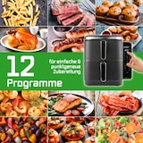 thumbnail of GOURMETmaxx FryUp Vertikale Doppelkammer-Heißluftfritteuse - 10 L - 2800 Watt