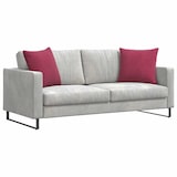 thumbnail of vidaXL Sofakissen 2 pcs Weinrot 50 x 50 cm Cordstoff