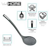 thumbnail of WellHome - Set di pentole in acciaio inossidabile da 7 pezzi con 6 utensili da cucina di base in PBT nero