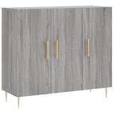thumbnail of Helloshop26 - Buffet Sideboard Kommode Kleiderschrank Aufbewahrungsmöbel Organizer Küche Wohnzimmer Sonoma 90 x 34 x 80 cm 02_0036549