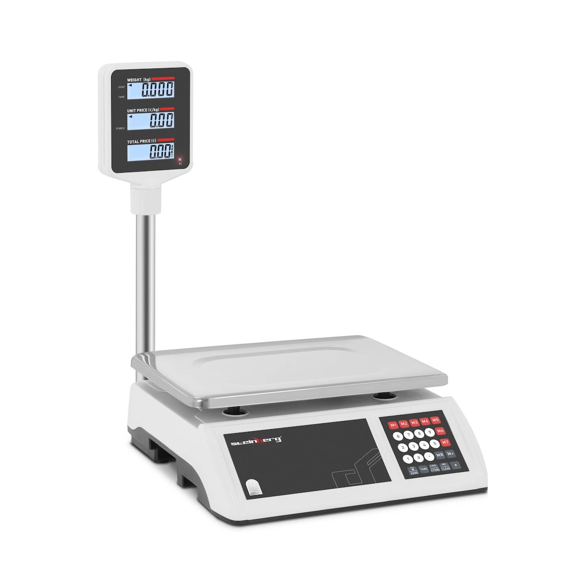 Steinberg Systems Kontrollwaage - 15 kg / 2 g - 31 x 21 cm - 6 LCD-Hochanzeige