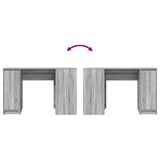 thumbnail of vidaXL Schreibtisch Grau Sonoma 120x42x76 cm Holzwerkstoff