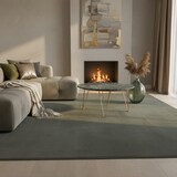 thumbnail of Teppich Schlafzimmer Unifarben Elegant Waschbar Strapazierfähig Wohnzimmer Esszimmer Pflegeleicht Grün 140x200 cm – NECKAR von Kadima Design