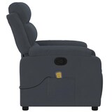 thumbnail of vidaXL Massagesessel Dunkelgrau Samt