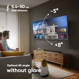 thumbnail of ONKRON Supporto a Parete Girevole e Inclinato per TV da 40-75", fino a 45,5 kg, VESA 200x100-600x400, M6L-W Bianco