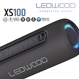 thumbnail of Enceinte Hifi Autonome 100W Ledwood XS100, Effet LED, Buetooth USB, TWS, IPX5, Assistant Vocal, 10W RMS, Batterie 2000mAh