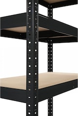 thumbnail of Etagère modulable 5 plateaux bois / métal 40x120xH178 cm 220 kg/plateau