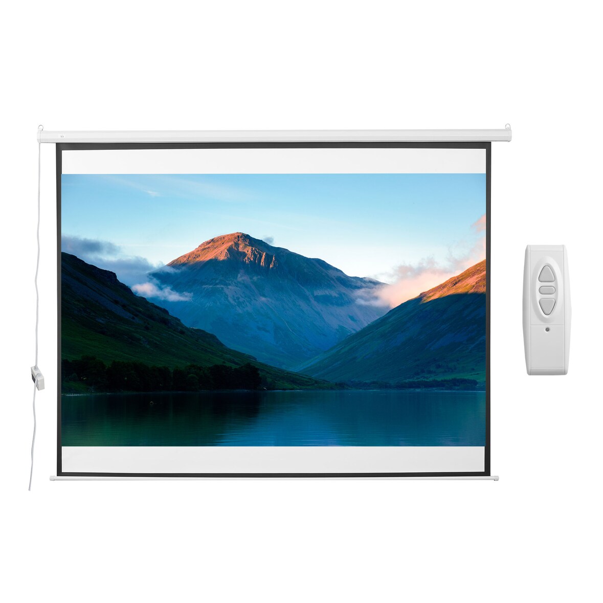 HOMCOM Schermo di Proiezione Motorizzato a Scomparsa da 120 Pollici