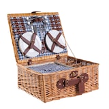 thumbnail of eGenuss Picknickkorb für 4 Personen mit Kühlfach und Zubehör - Blau