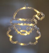 thumbnail of LED-Weihnachtsdeko Stern Mond Glocke Rentier Fensterdeko Lichterkette Saugnapf Weihnachtsmann
