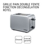 thumbnail of Grille pain chromé avec 7 niveaux de réglages Rotel