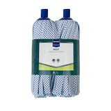 thumbnail of METRO PROFESSIONAL Mocio per pavimenti, viscosa/poliestere, 19 x 9 x 34 cm, 116 g, blu/bianco, 2 unità