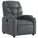 thumbnail of vidaXL Massagesessel Grau Kunstleder