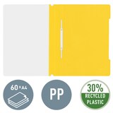 thumbnail of Sichthefter A4 PVC langes Beschriftungsfenster gelb Packung mit 25 Stück