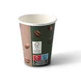 thumbnail of BIOZOYG Pappbecher Bedruckt 250 Stück 200 ml / 8 oz, Ø 80 mm, weiß - Kaffeebecher to Go - Pappe beschichtet mit PE - Trinkbecher/Einweg