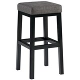 thumbnail of Barhocker Taylor Stoffbezug Sitzhöhe 78 cm Metallgestell schwarz grau