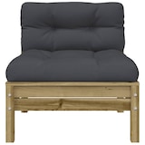 thumbnail of vidaXL Tuinbank 2-zits met kussens en voetenbank