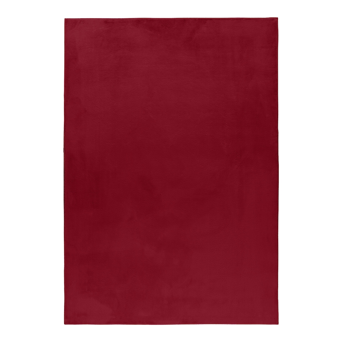 Teppich Schlafzimmer Unifarben Elegant Waschbar Strapazierfähig Wohnzimmer Esszimmer Pflegeleicht Rot 240x340 cm – NECKAR von Kadima Design