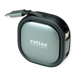thumbnail of ROLINE USB 2.0 Retractable Cable Type C, 60W, C-C, M/M, zwart, 1,2 m