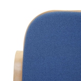 thumbnail of Décoshop26 - Fauteuil à bascule rocking chair en bois clair assise en tissu bleu M10_005506