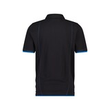 thumbnail of DASSY® Orbital Poloshirt, D-FX Flex, 97% Baumwolle Piqué, Strickkragen, Firmenveredelung, Art. 710011 schwarz/azurblau XL