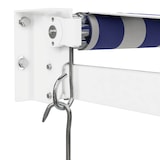 thumbnail of vidaXL Markise Einziehbar Blau und Weiß 4,5x3 m Stoff und Aluminium
