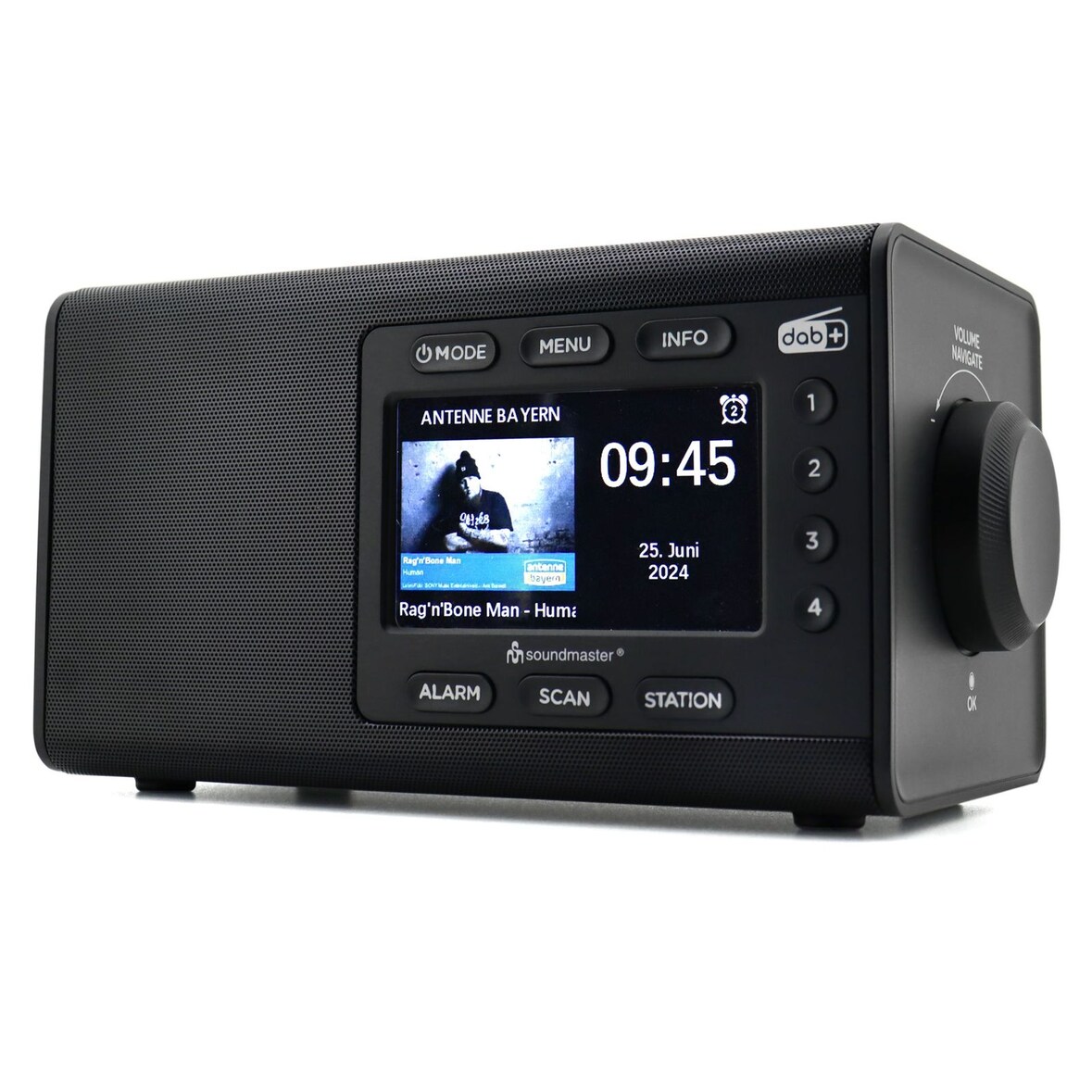 Soundmaster DAB900 Digitalradio mit DAB+ & UKW/FM, Bluetooth & Wecker