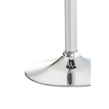 thumbnail of Banco de bar Hover em tecido cinza escuro/metal cromado