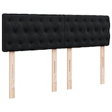 thumbnail of vidaXL Boxspringbett mit Matratze Schwarz 160x200 cm Samt