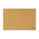 thumbnail of Bi-Office New Basic Tablero de Corcho, 90x60cm, Superficie de Corcho, Marco de MDF Blanco