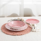 thumbnail of Bidasoa Aquilea Vajilla Porcelana Rosa 12 piezas 4 personas