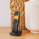 thumbnail of SPC Air - Schnurloses Festnetztelefon mit beleuchtetem Display, Telefonbuch mit 20 Kontakten, Anrufer-ID, Stummschaltung - Schwarz