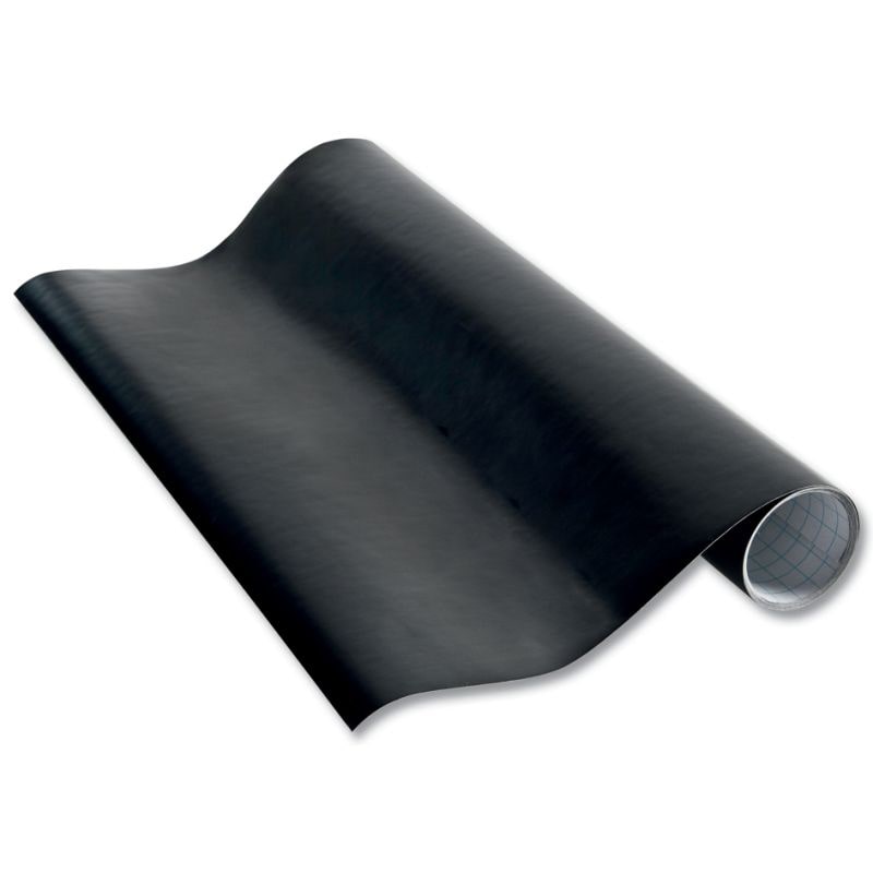 folia Tafelfolie/Kreidefolie, aus PVC, 450 mm x 2 m, schwarz