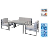 thumbnail of MFG Freizeitmöbel, "Alu Lounge-Set", "8-teilig", anthrazit