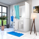 thumbnail of Seniorendusche und Sitzwanne Kombination Wanne mit Tür S08D-TH-B-L 110x68x205cm