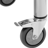 thumbnail of Royal Catering - RVS tafel met wielen - PREMIUM - 60 x 150 cm - 160 kg - achterwand -