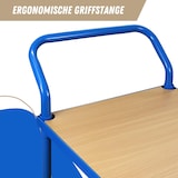thumbnail of PROREGAL Tischwagen Pro mit 2 Etagen | HxBxT 95x50x97cm | Traglast 400kg | Lichtblau | Transportwagen Handwagen Materialwagen