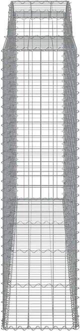 thumbnail of vidaXL Gabionen mit Hochbogen 11 Stk 300x50x180/200cm Verzinktes Eisen