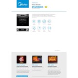 thumbnail of Midea Einbau-Backofen 65M90E3IX, 9 Funktionen, Edelstahl 70 Liter, mit Easy-clean-Innenraum und schnelles Vorheizen