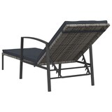 thumbnail of Helloshop26 - Conjunto de 2 tumbonas sillas de playa camas de jardín muebles de terraza con mesa resina de mimbre gris 02_0012125