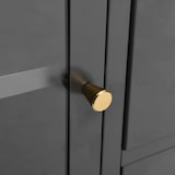 thumbnail of vidaXL Sideboard Anthrazit 75x35x70 cm Stahl und Hartglas